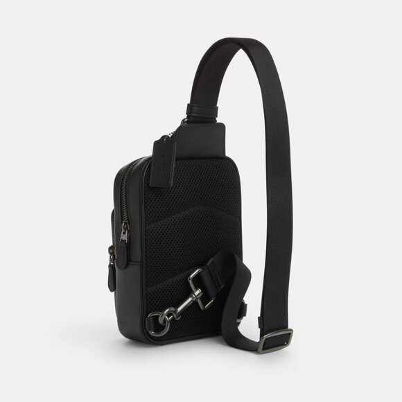 🦖Coach Cosmic Racer Sling Pack In Signature Canvas With Robot Print - Picture 3 of 9